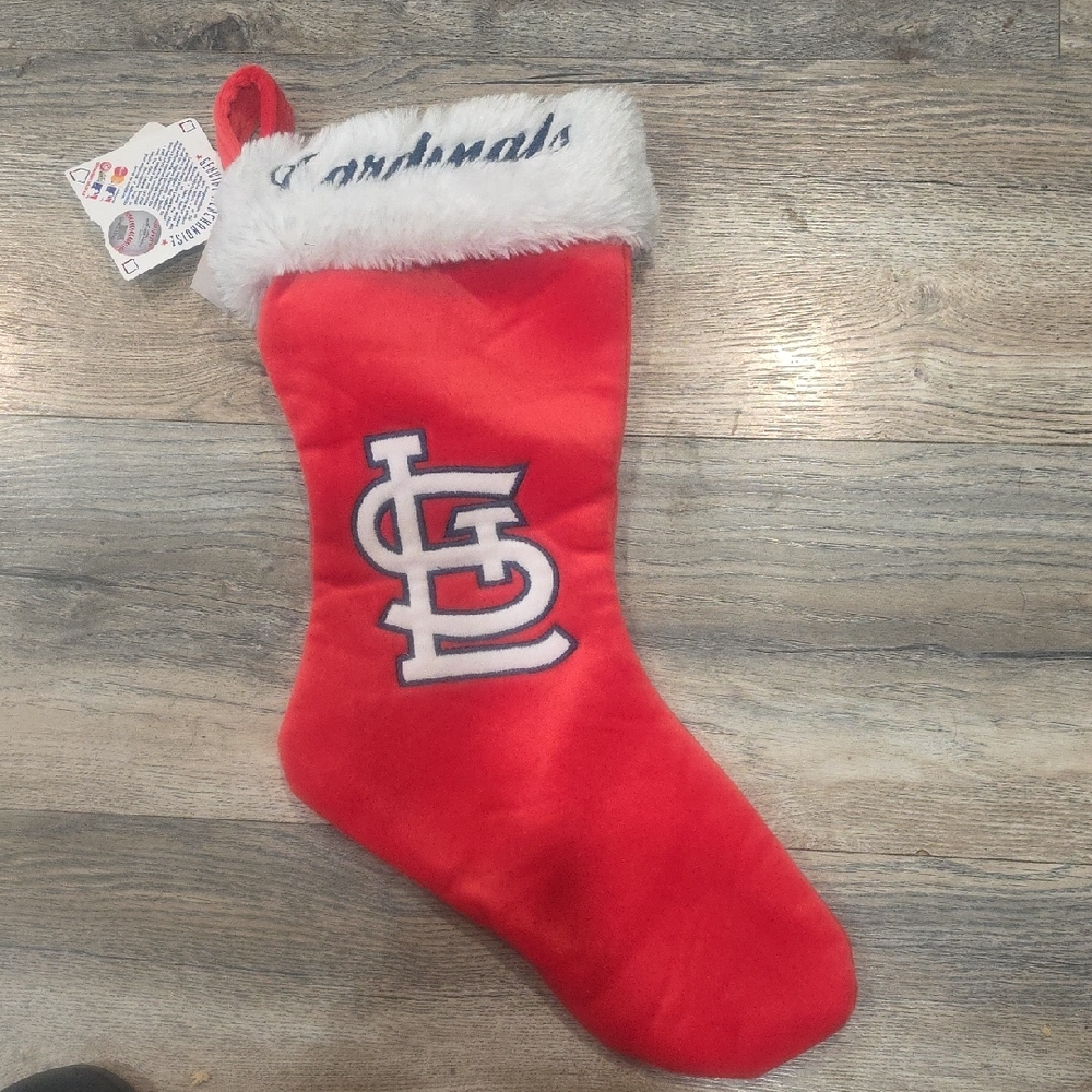Genuine SL Cardinals Merchandise Red and White Stocking